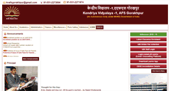 Desktop Screenshot of kvafsgorakhpur.org