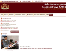 Tablet Screenshot of kvafsgorakhpur.org